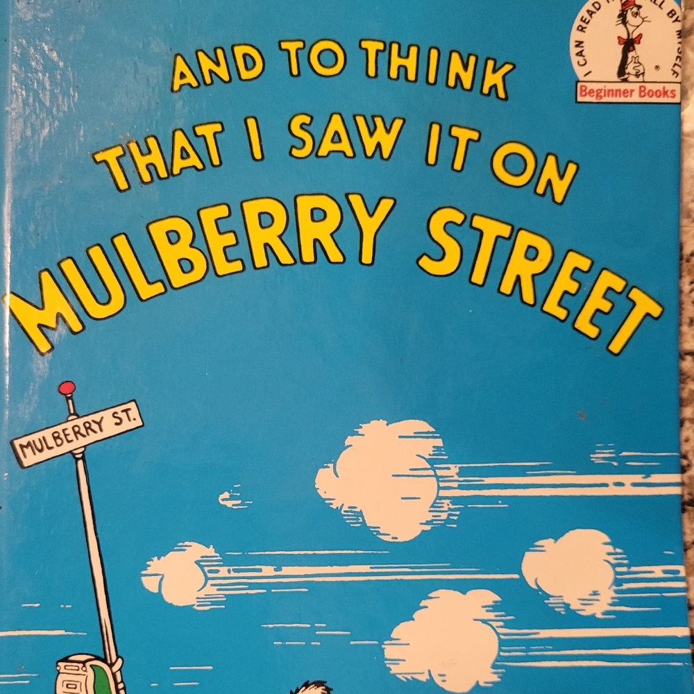 RARE Dr. Seuss "that thing I saw it...."